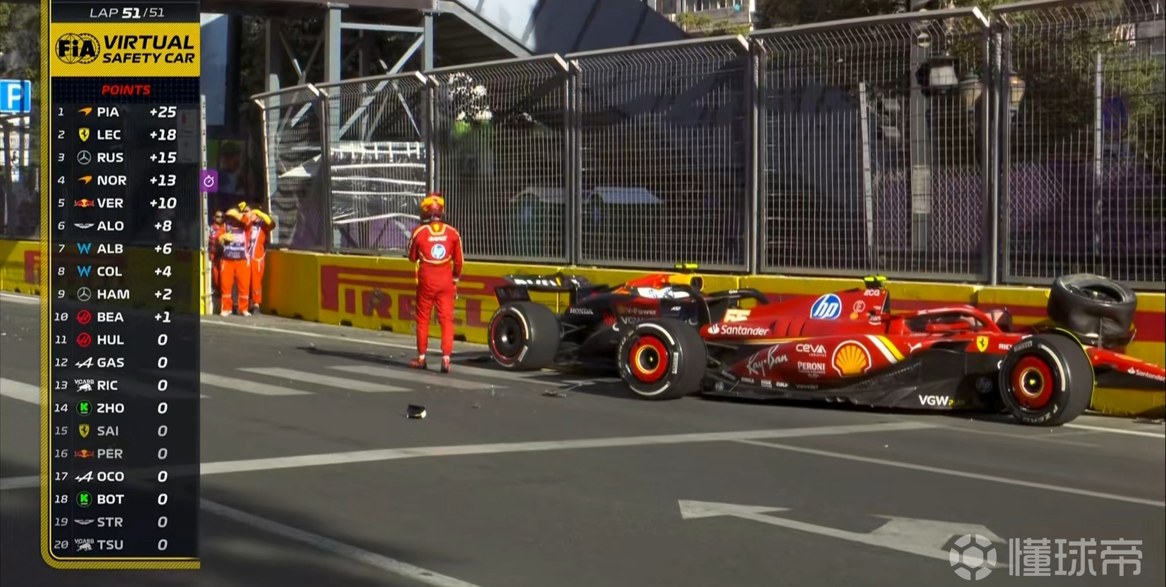 迈凯伦力克梅赛德斯，佩雷兹点燃赛场